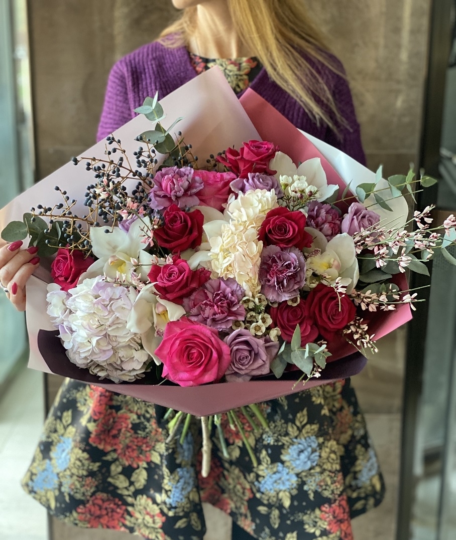 Авторский букет цветов №613