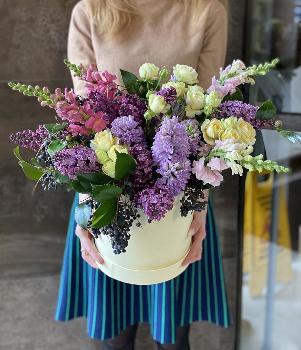 Летняя шляпная коробка №620