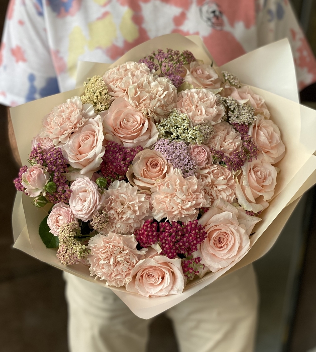 Букет нежный на свадьбу №643