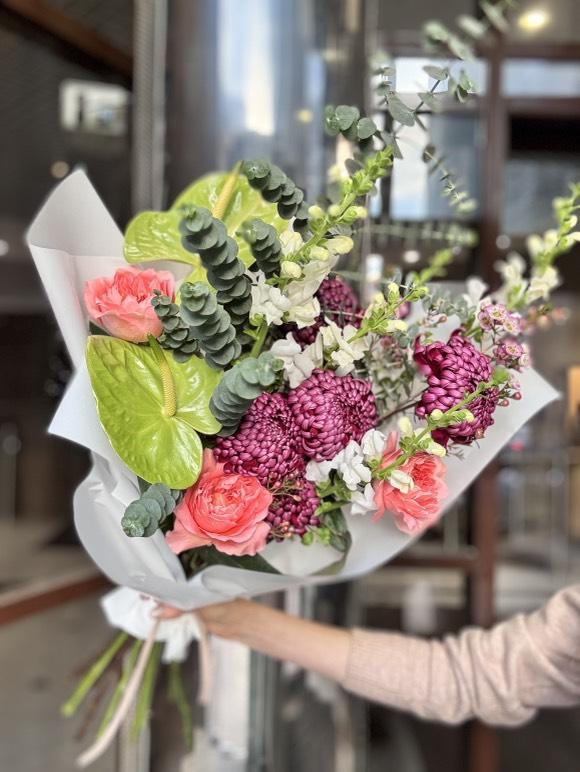 Интерьерный букет с Антуриумом №654