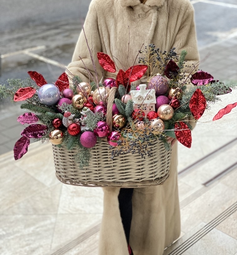 новогодняя корзина №715