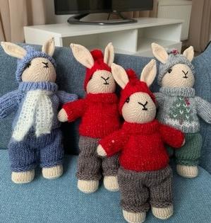 Зайчик новогодний №815