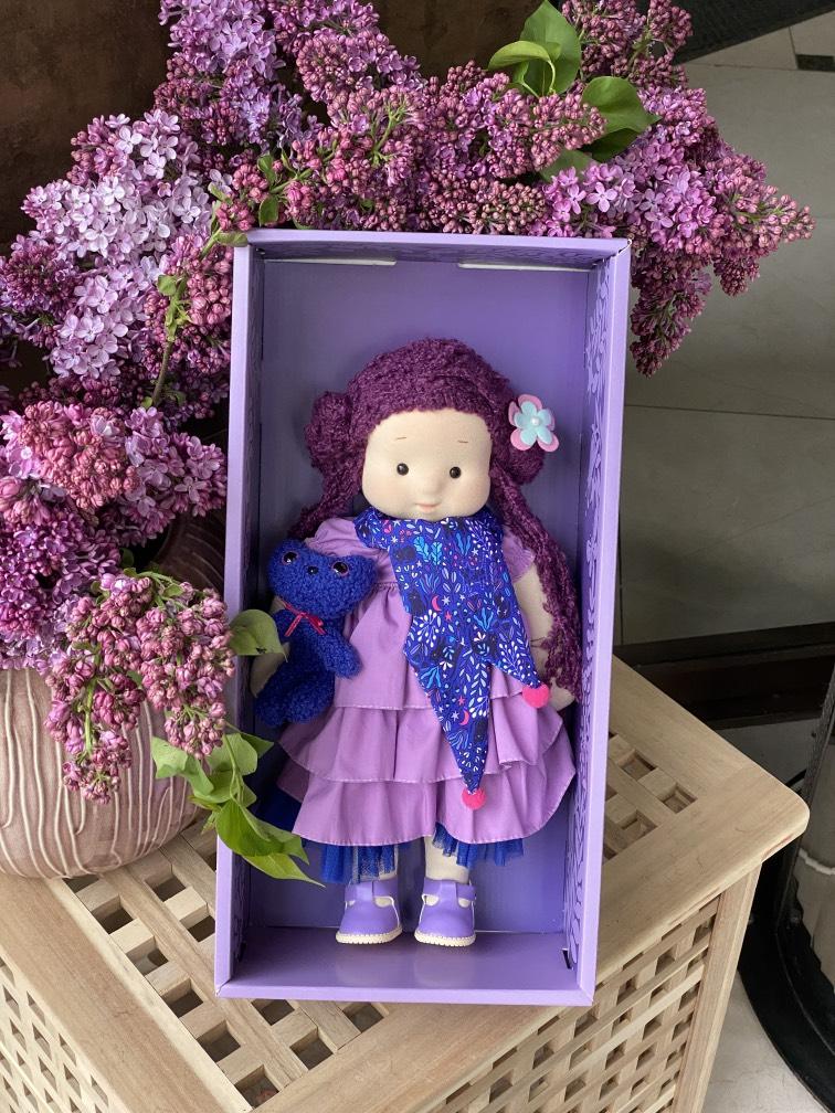 Кукла Тиана с кошечкой Черничкой №817