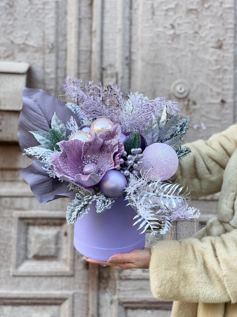 Интерьерная (иск) композиция Лавандовый Бриз №875