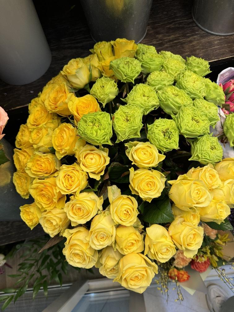 Роза Пенни Лейн желтая №1127