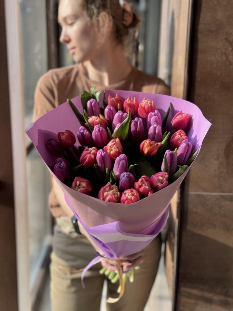 Микс тюльпанов 39 шт №1196