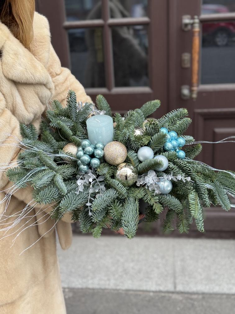 НГ композиция Небесная Снегурочка 40*30*25 см №1253