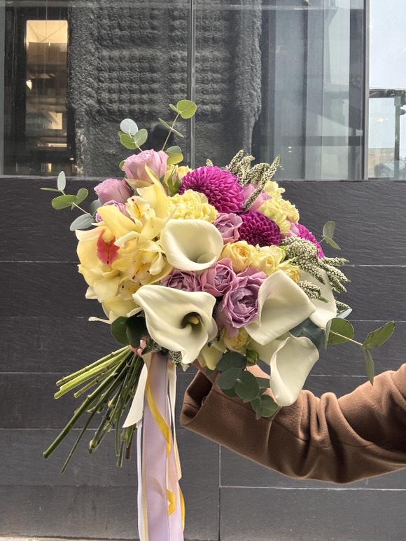 Свадебный букет с экзотическими цветами №1318