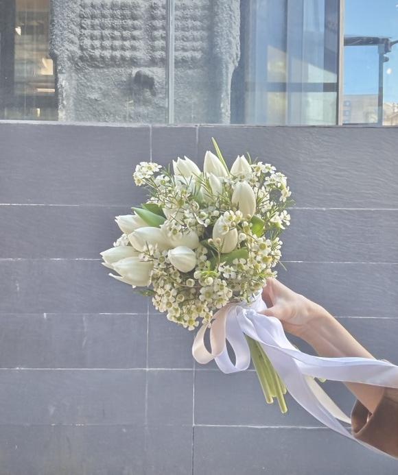 Букет невесты из сезонных цветов №1321