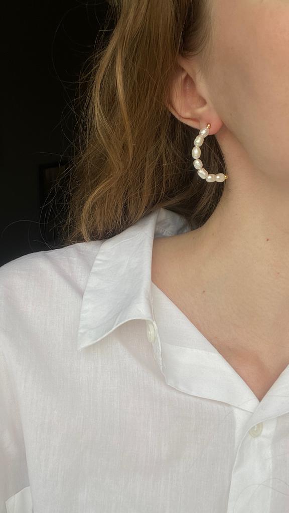 Жемчужные серьги