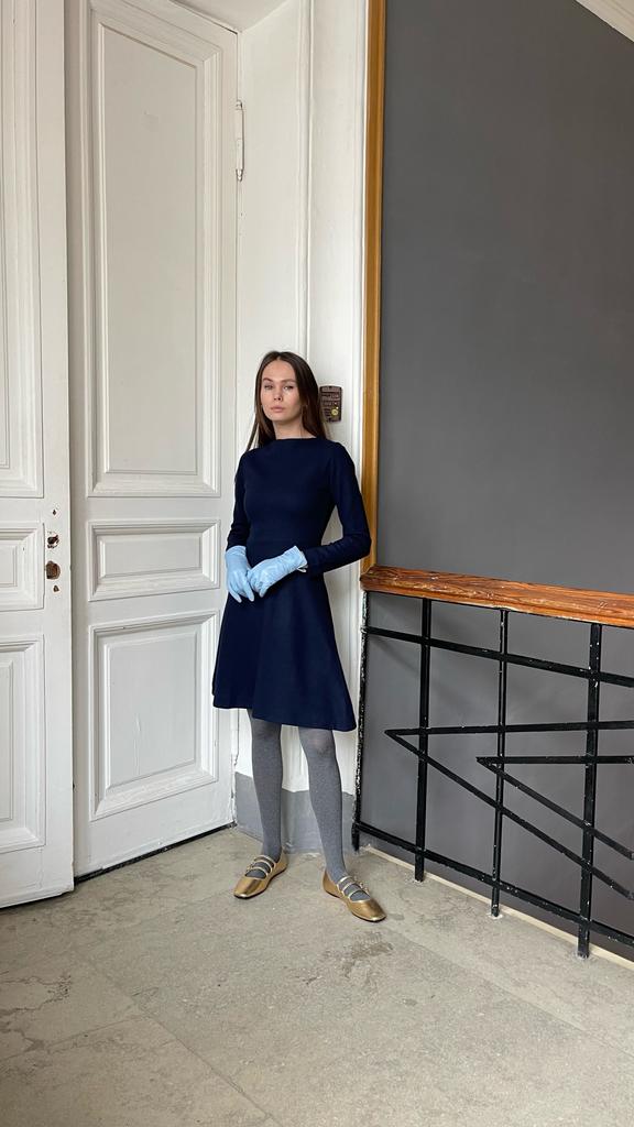 Платье COS синее, XS