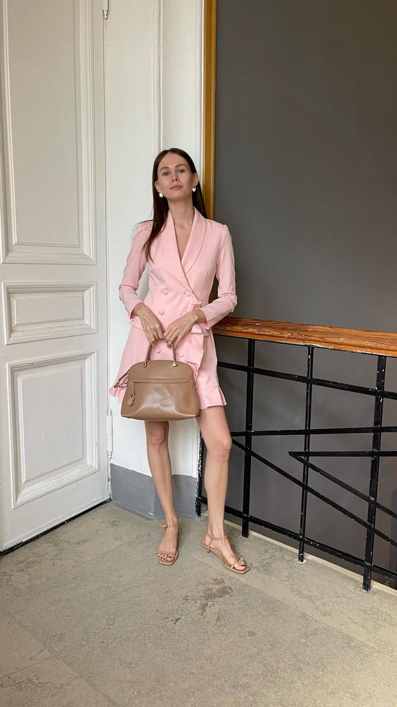 Платье Selfmade розовое, 42