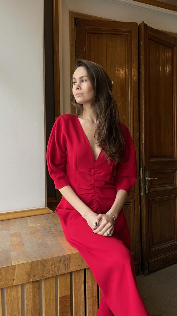 Платье N21 красное, 38