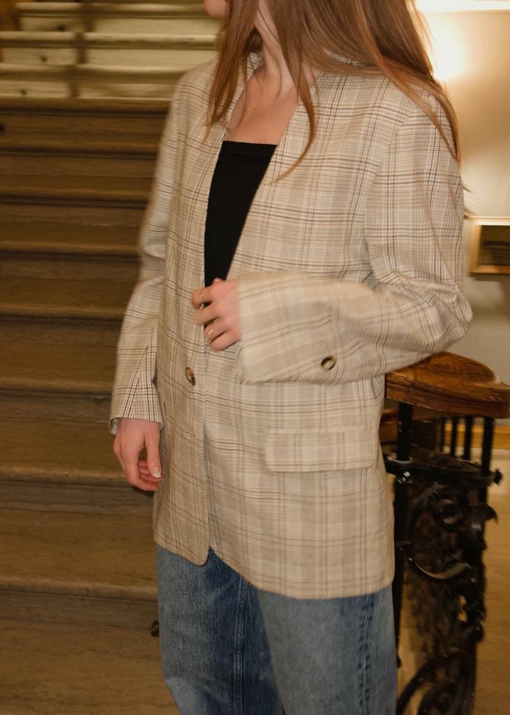 Жакет I am studio в клетку, XS