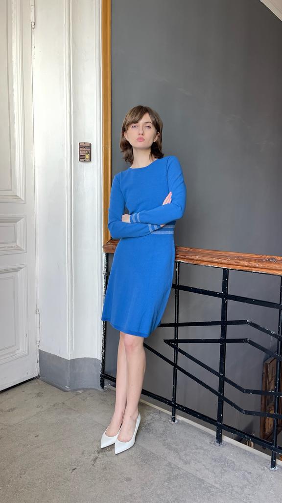 Платье синие Aleksander Terekhov, 38