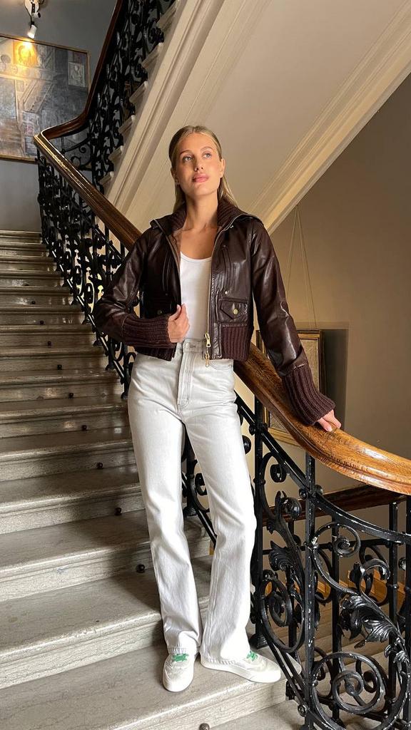 Кожаная куртка Dsquared, 42