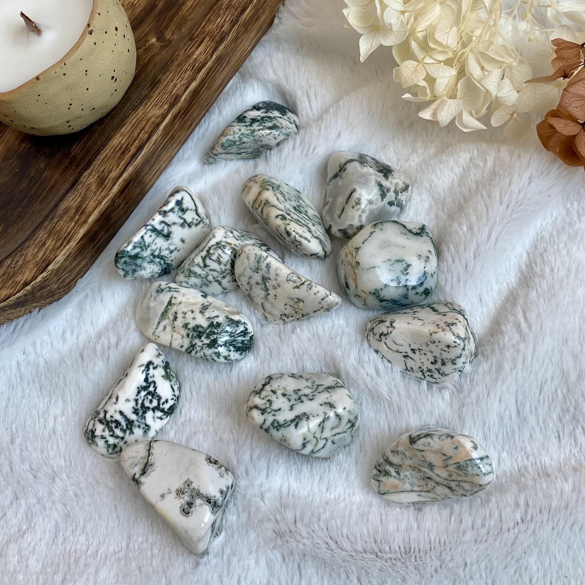 Галтовка водорослевого агата