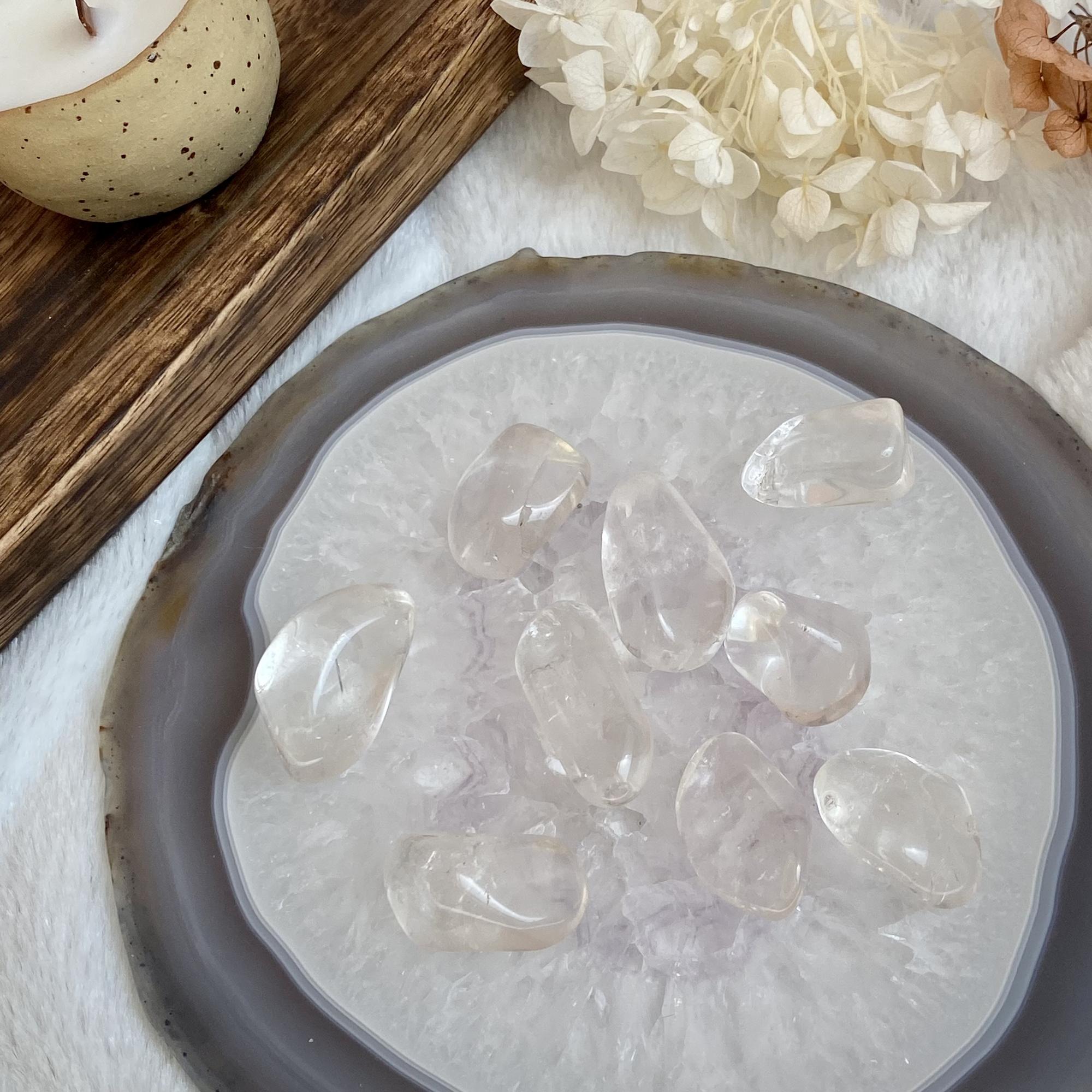 Галтовка горного хрусталя