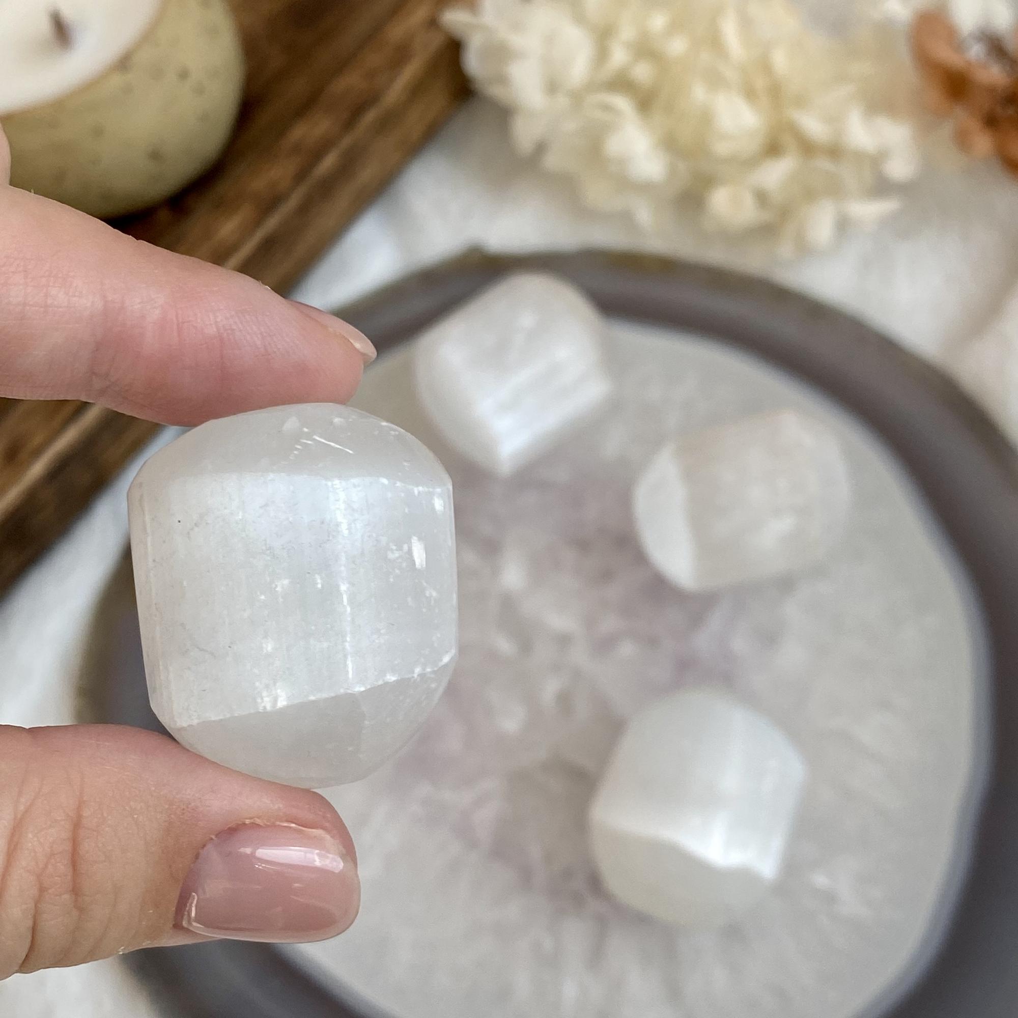 Галтовка селенита