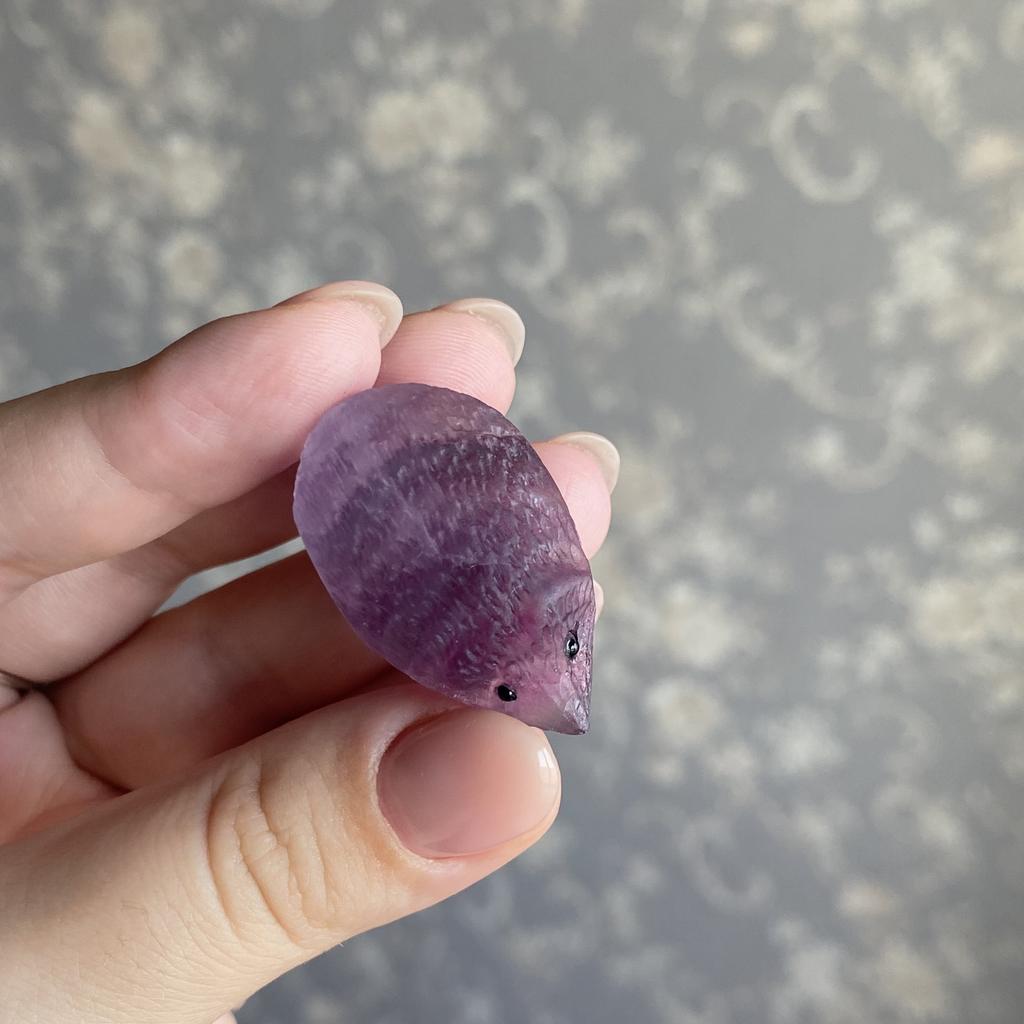 Ёжик из флюорита