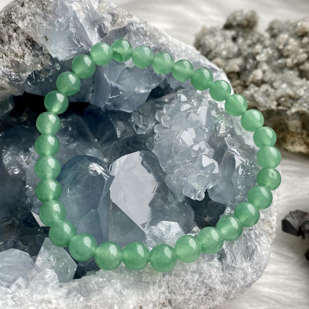 Браслет из зелёного авантюрина