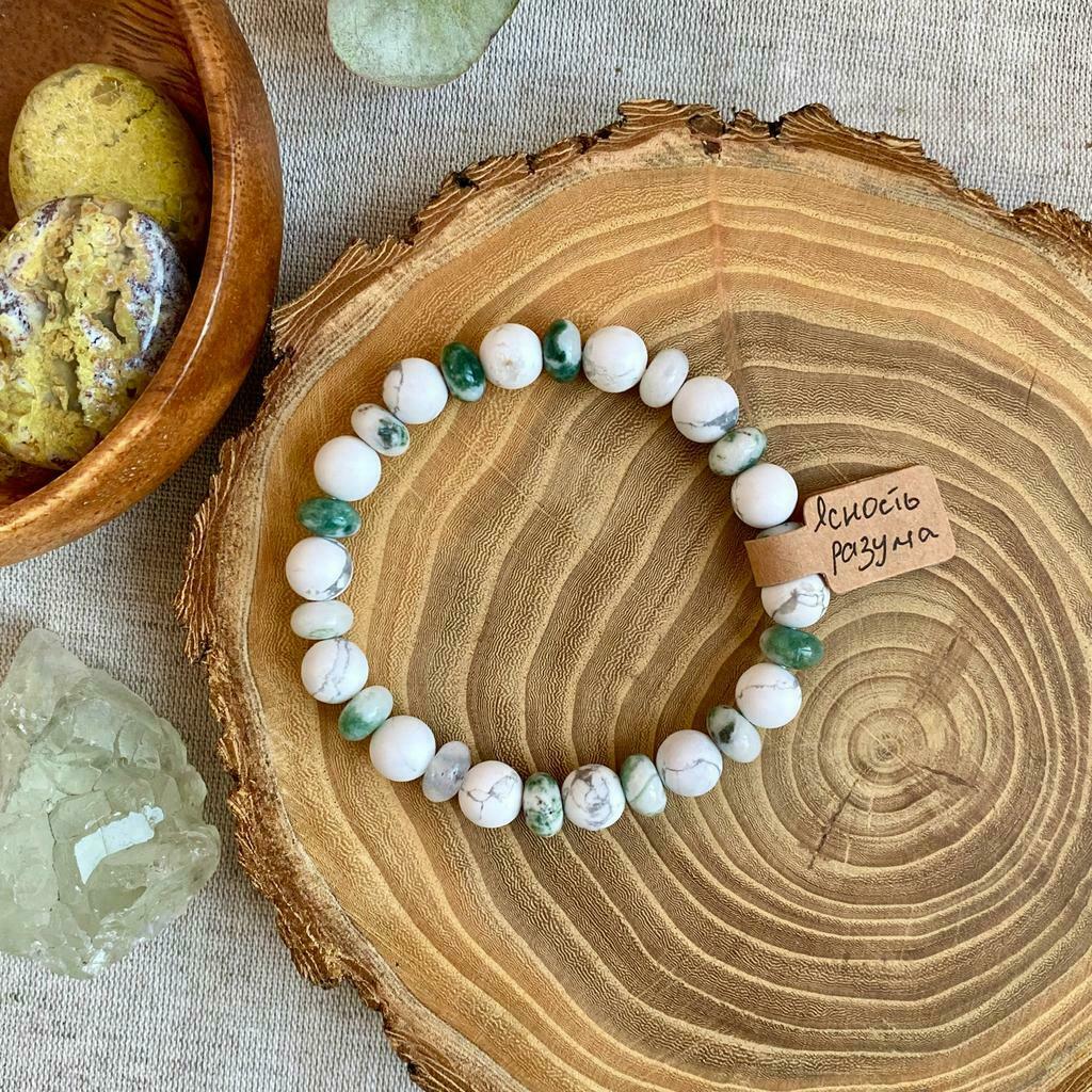 Ясность разума <моховой агат · кахолонг>