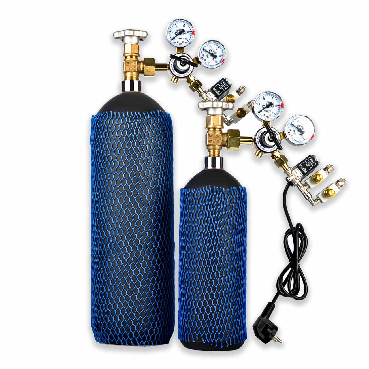 Система CO2 с ЭМК на 2 аквариума