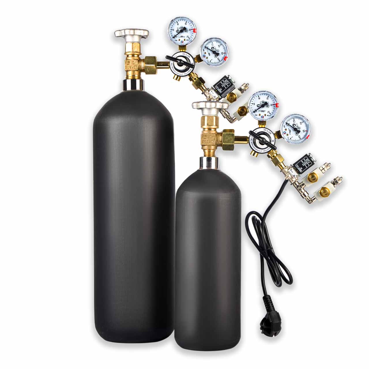 Система CO2 с ЭМК на 2 аквариума