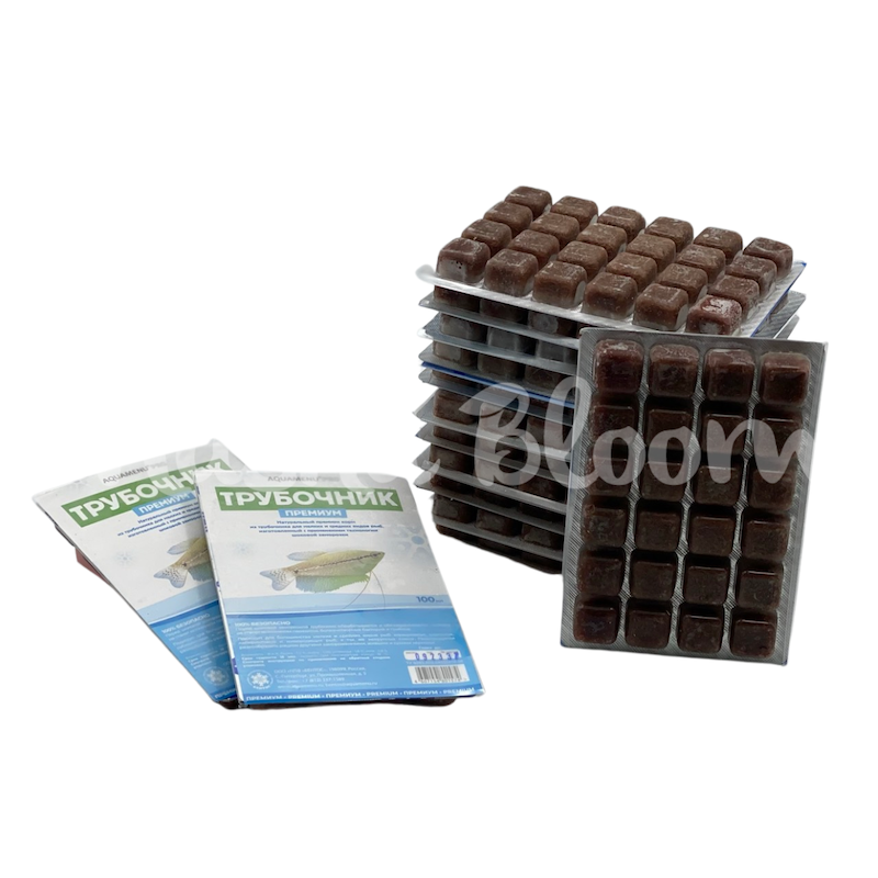 Замороженный корм AQUAMENU Трубочник блистер 100 мл