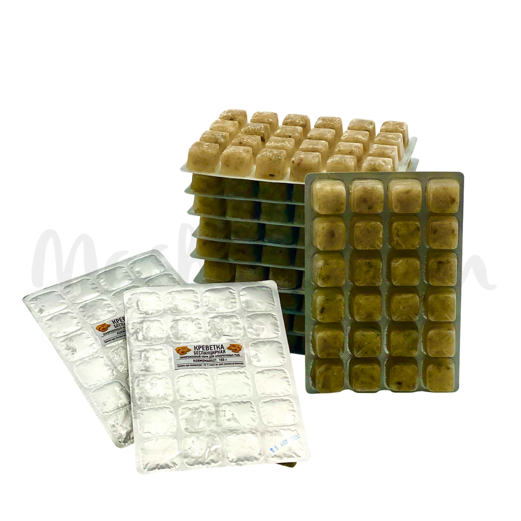 Замороженный корм KORMO MARKET Креветка беспанцирная блистер 100 гр