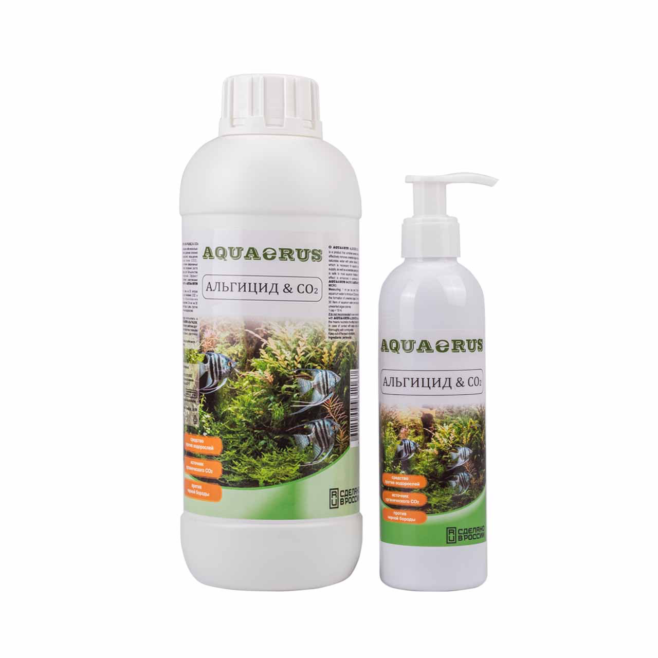 Средство от водорослей AQUAERUS Альгицид и CO2