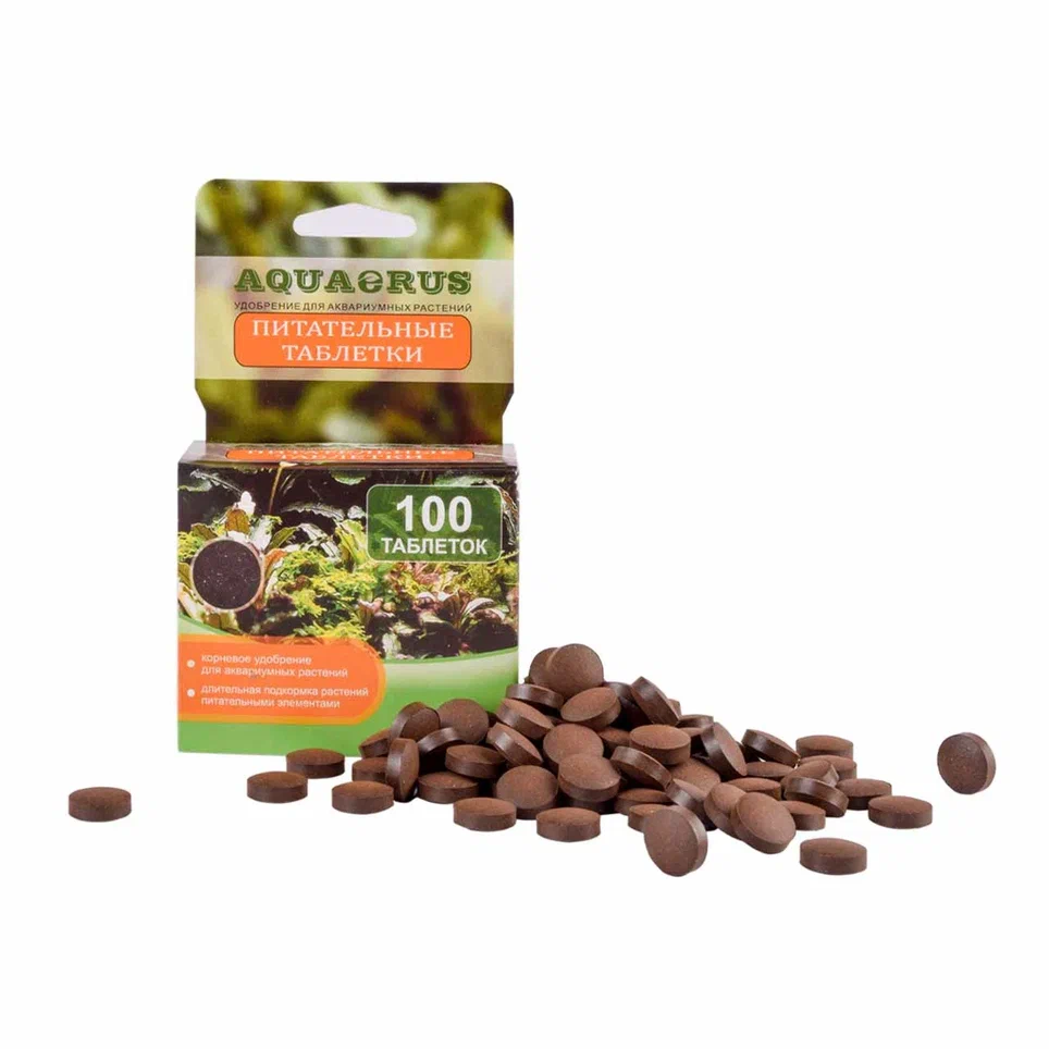 Удобрение AQUAERUS Питательные таблетки, 100 шт