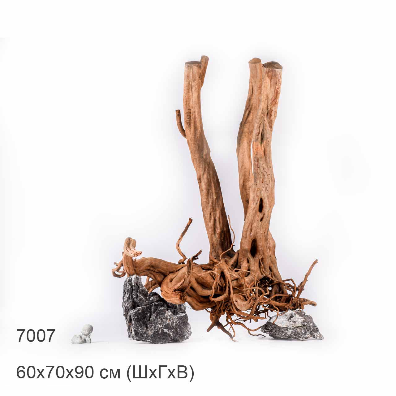 Коряга MASHA BLOOM Пенёчек с корнями 7007