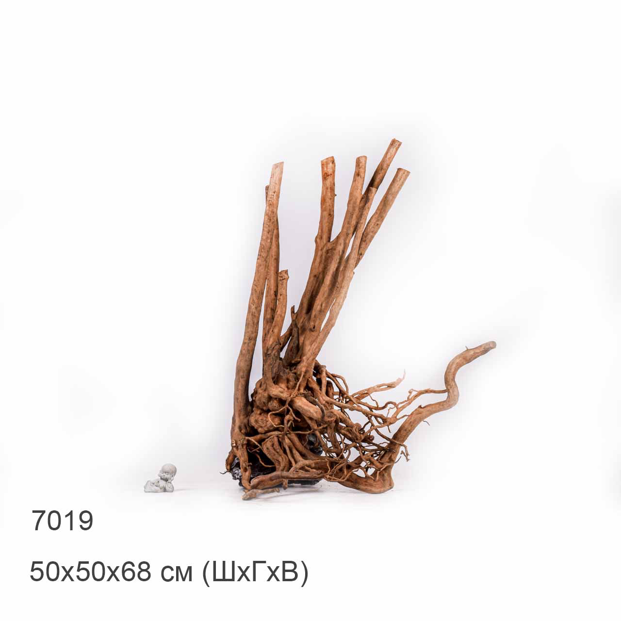 Коряга MASHA BLOOM Пенёчек с корнями 7019