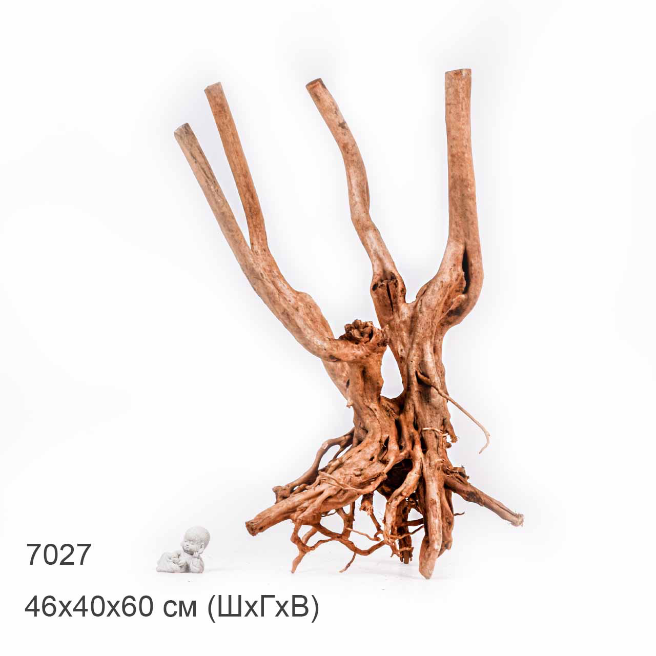 Коряга MASHA BLOOM Пенёчек с корнями 7027