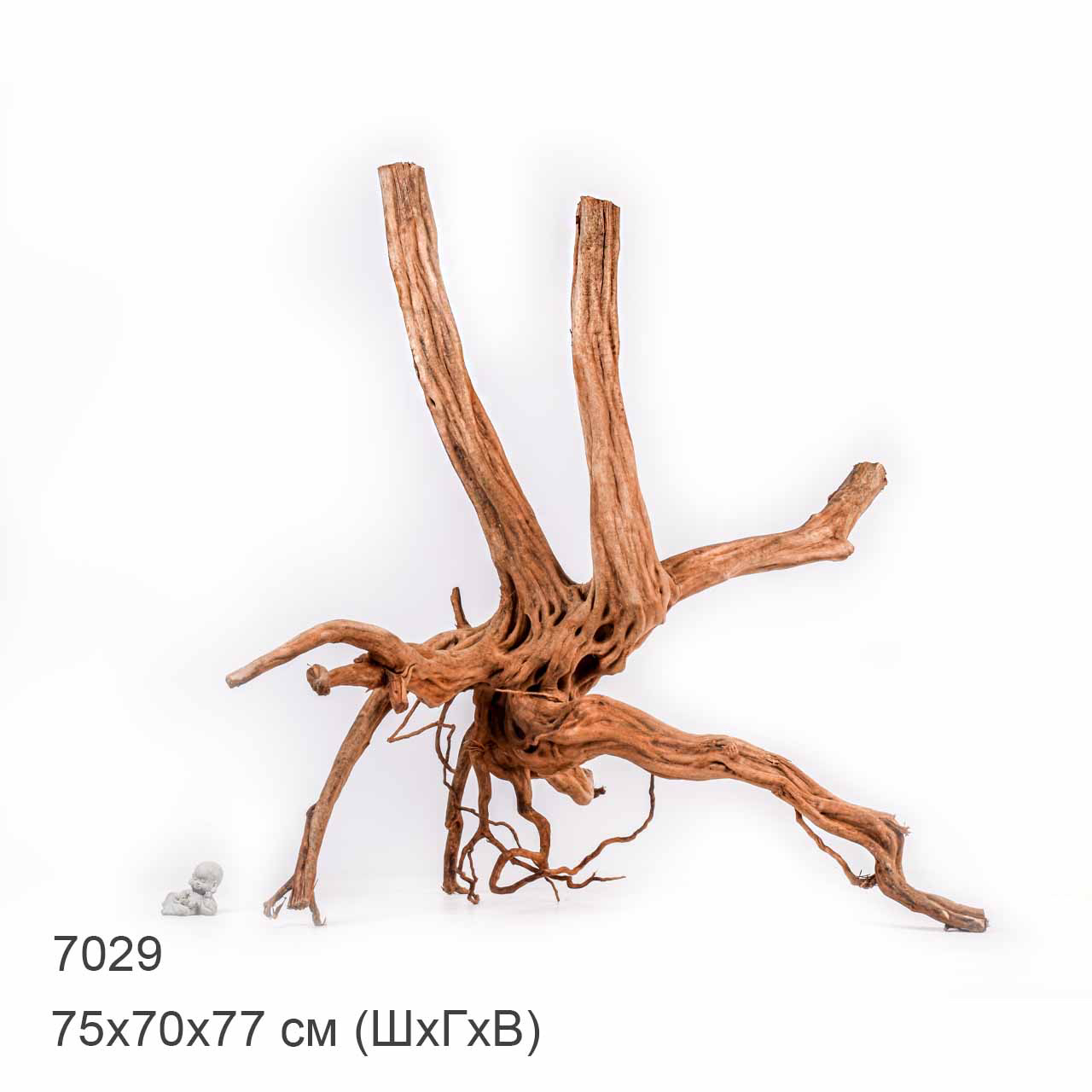 Коряга MASHA BLOOM Пенёчек с корнями 7029