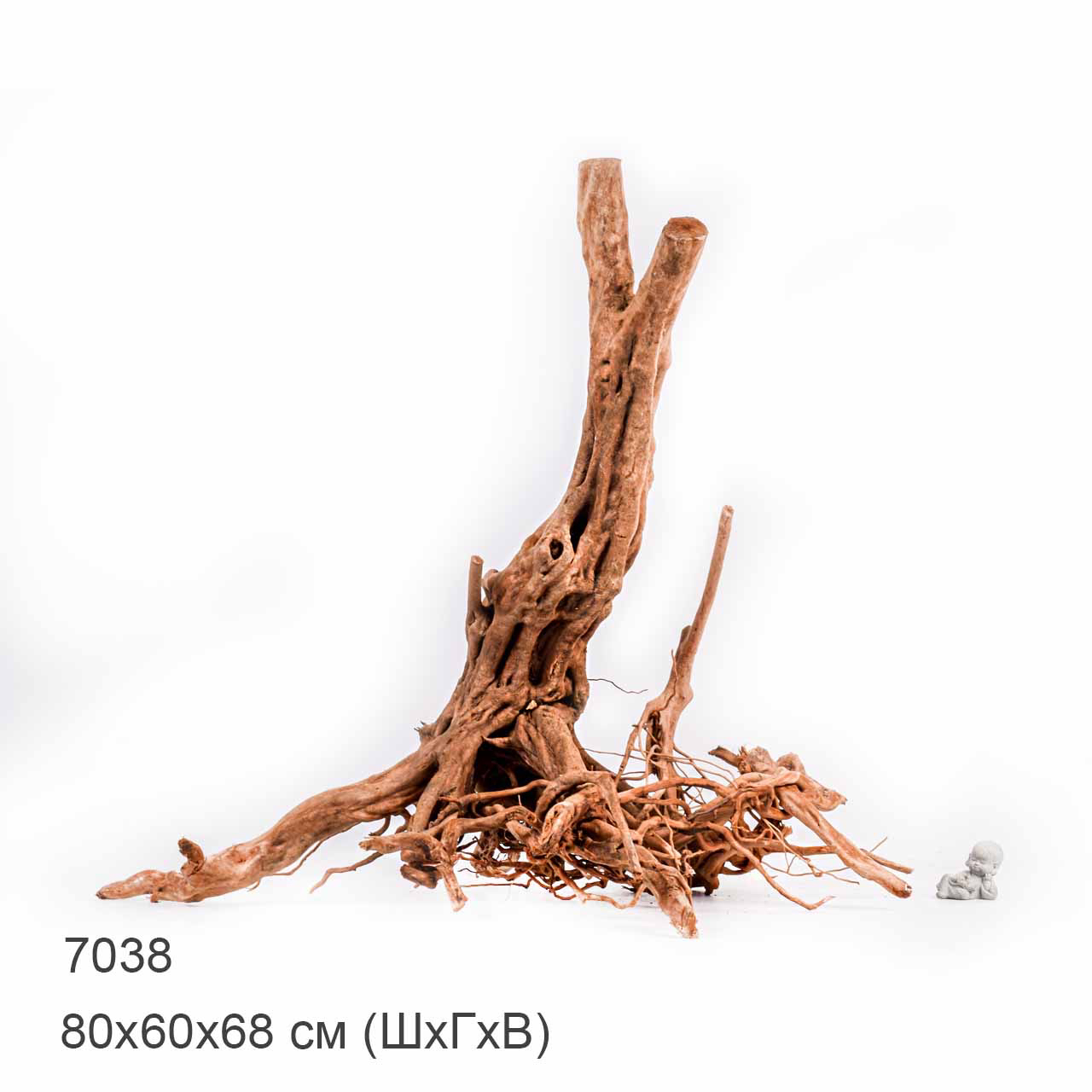 Коряга MASHA BLOOM Пенёчек с корнями 7038