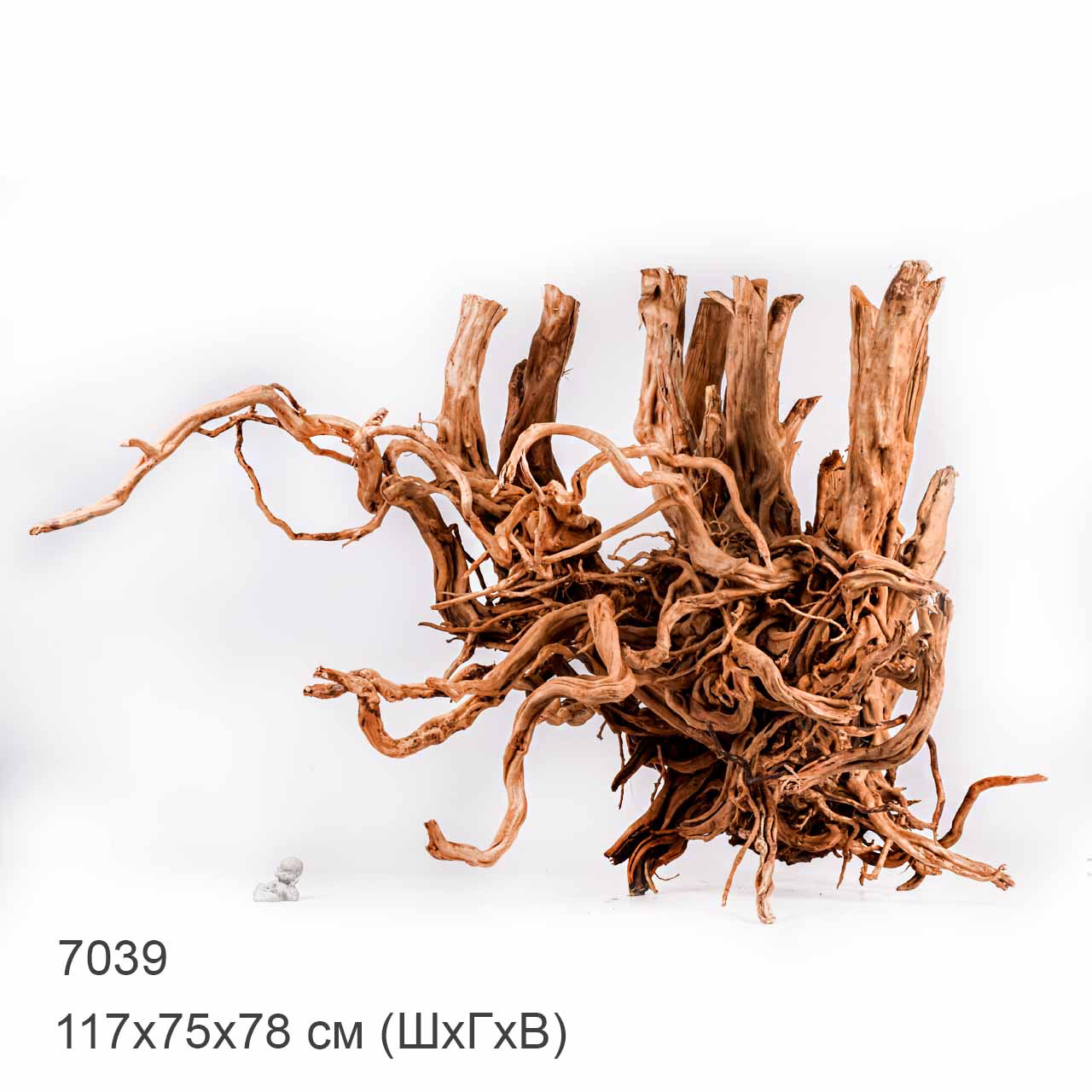 Коряга MASHA BLOOM Пенёчек с корнями 7039