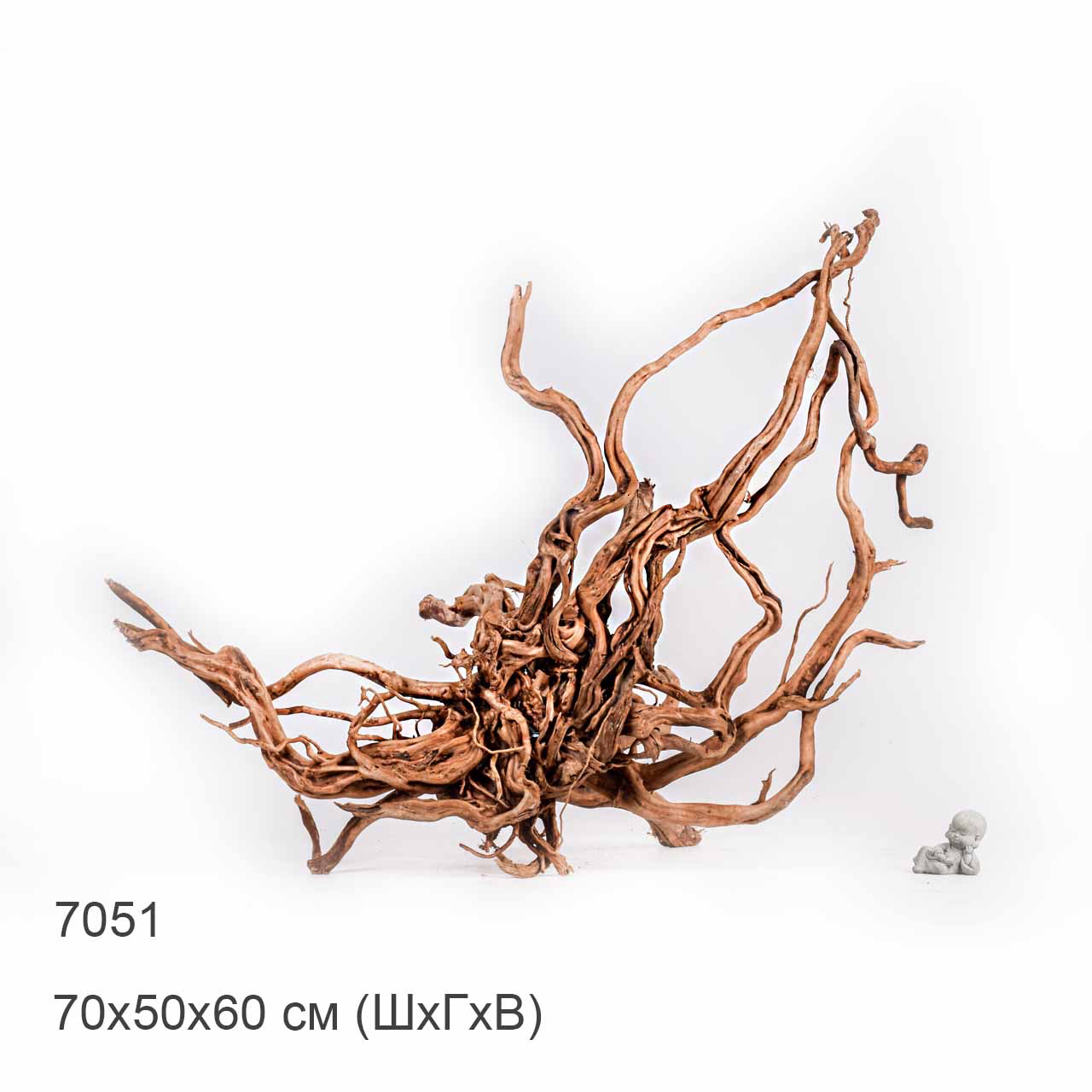 Коряга MASHA BLOOM Пенёчек с корнями 7051