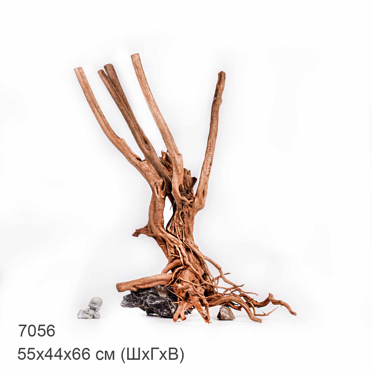 Коряга MASHA BLOOM Пенёчек с корнями 7056