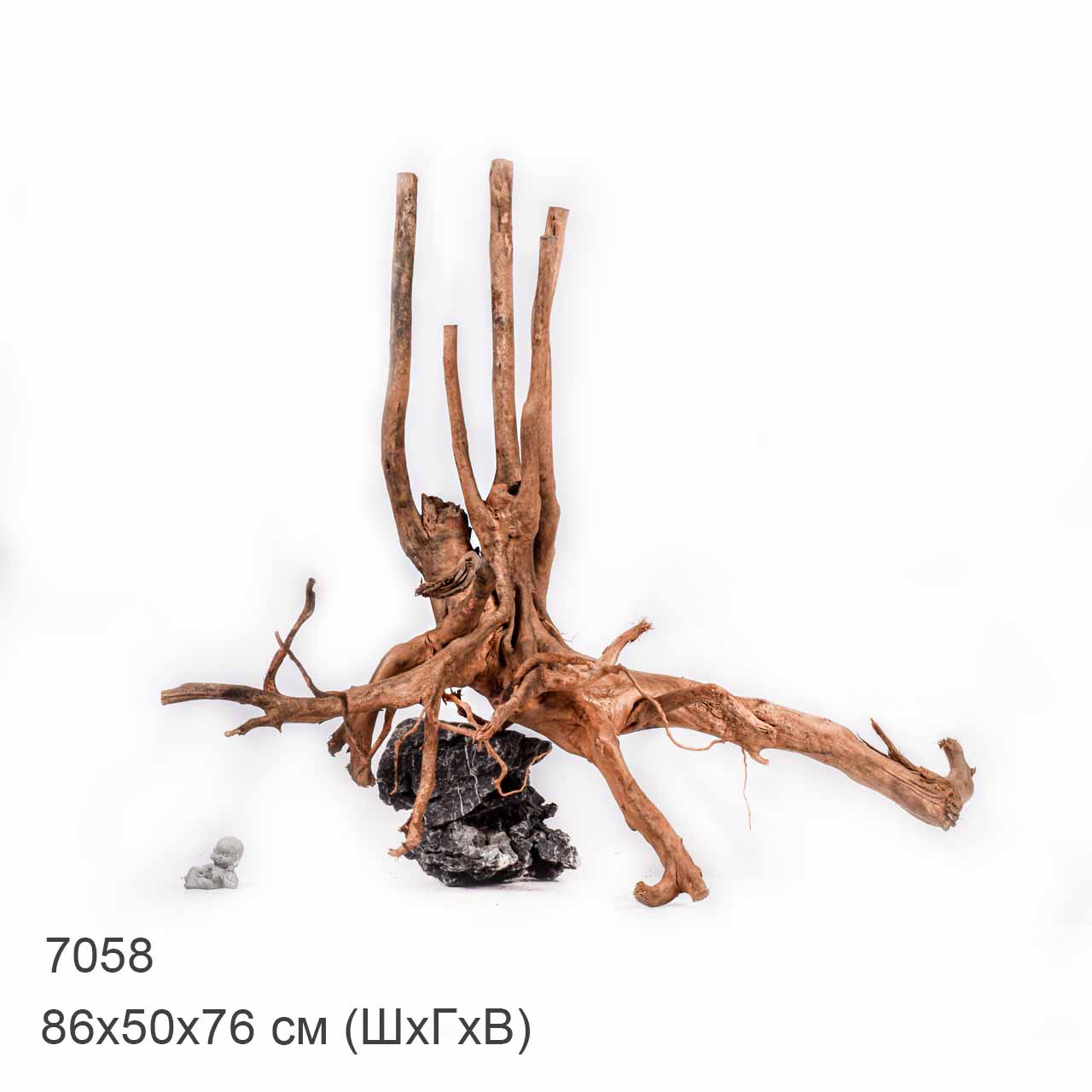 Коряга MASHA BLOOM Пенёчек с корнями 7058