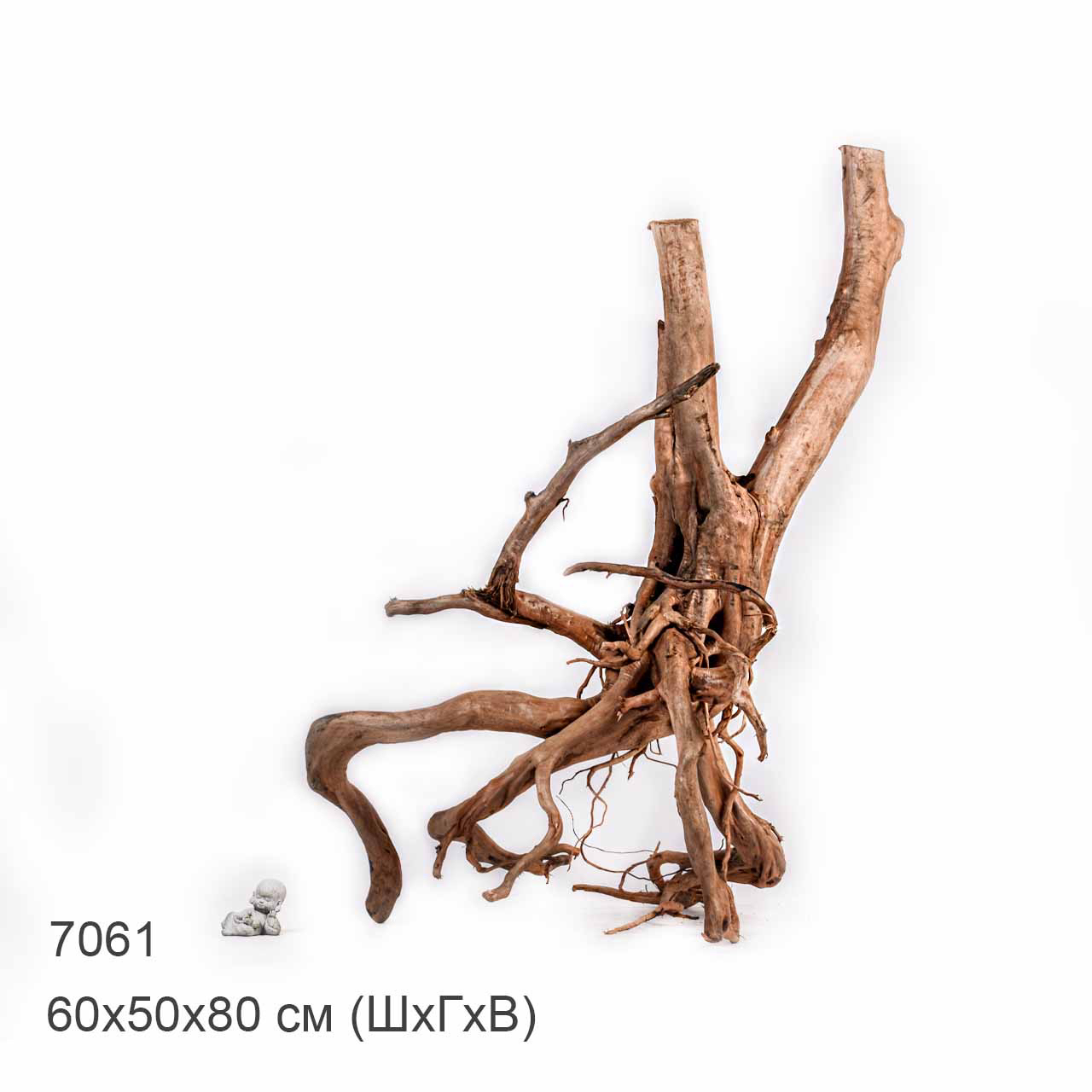 Коряга MASHA BLOOM Пенёчек с корнями 7061