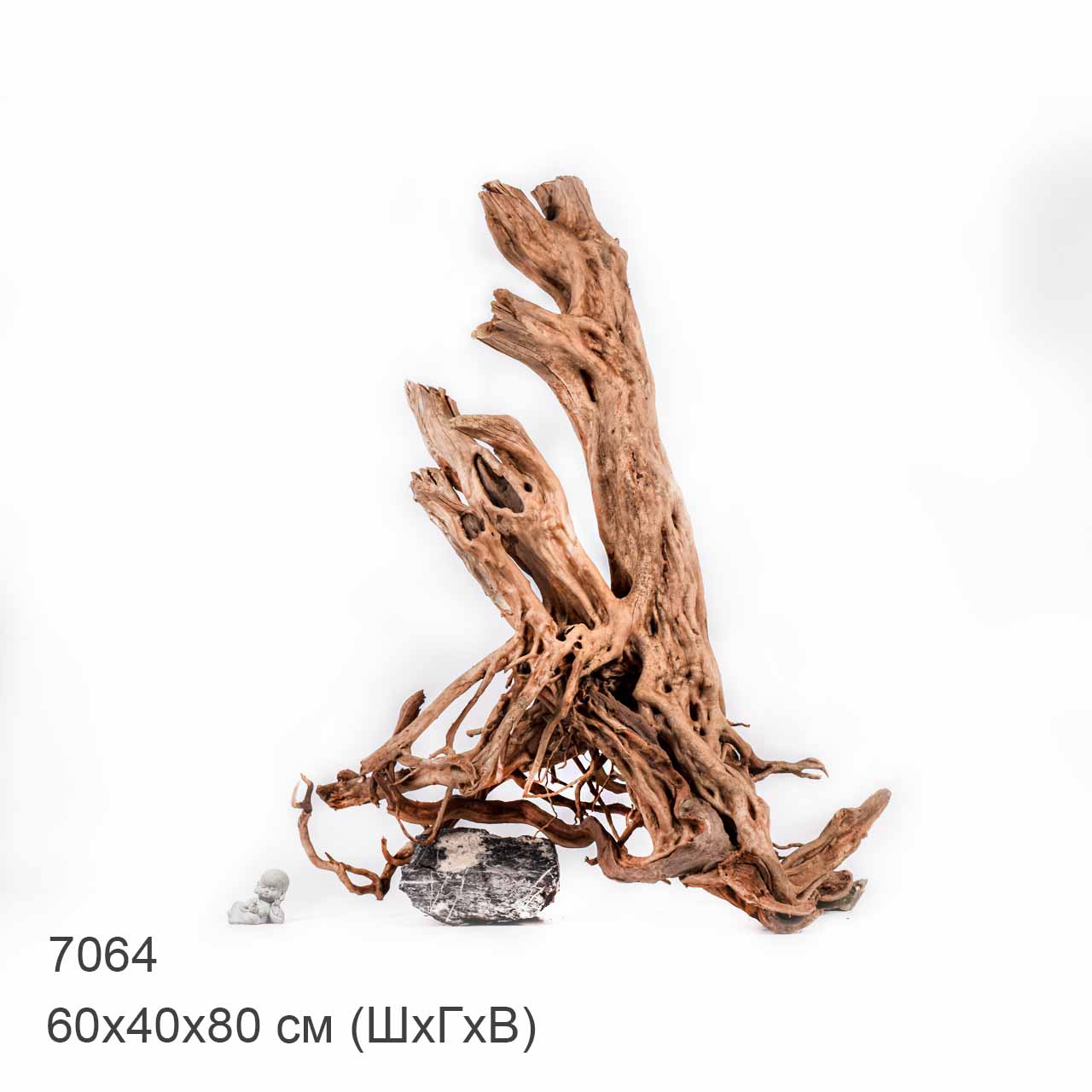 Коряга MASHA BLOOM Пенёчек с корнями 7064