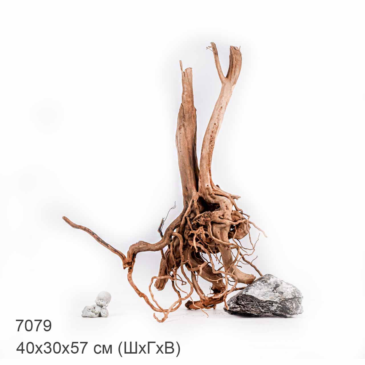 Коряга MASHA BLOOM Пенёчек с корнями 7079