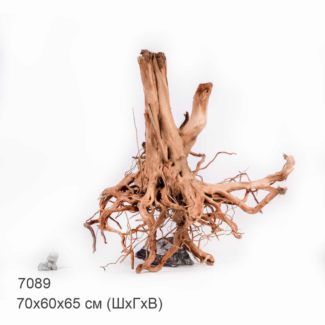 Коряга MASHA BLOOM Пенёчек с корнями 7089