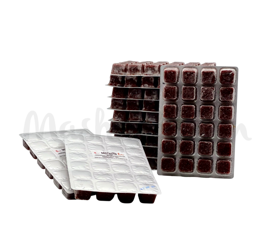 Корм для рыб KORMOMARKET Мотыль крупный 100 г (заморозка)