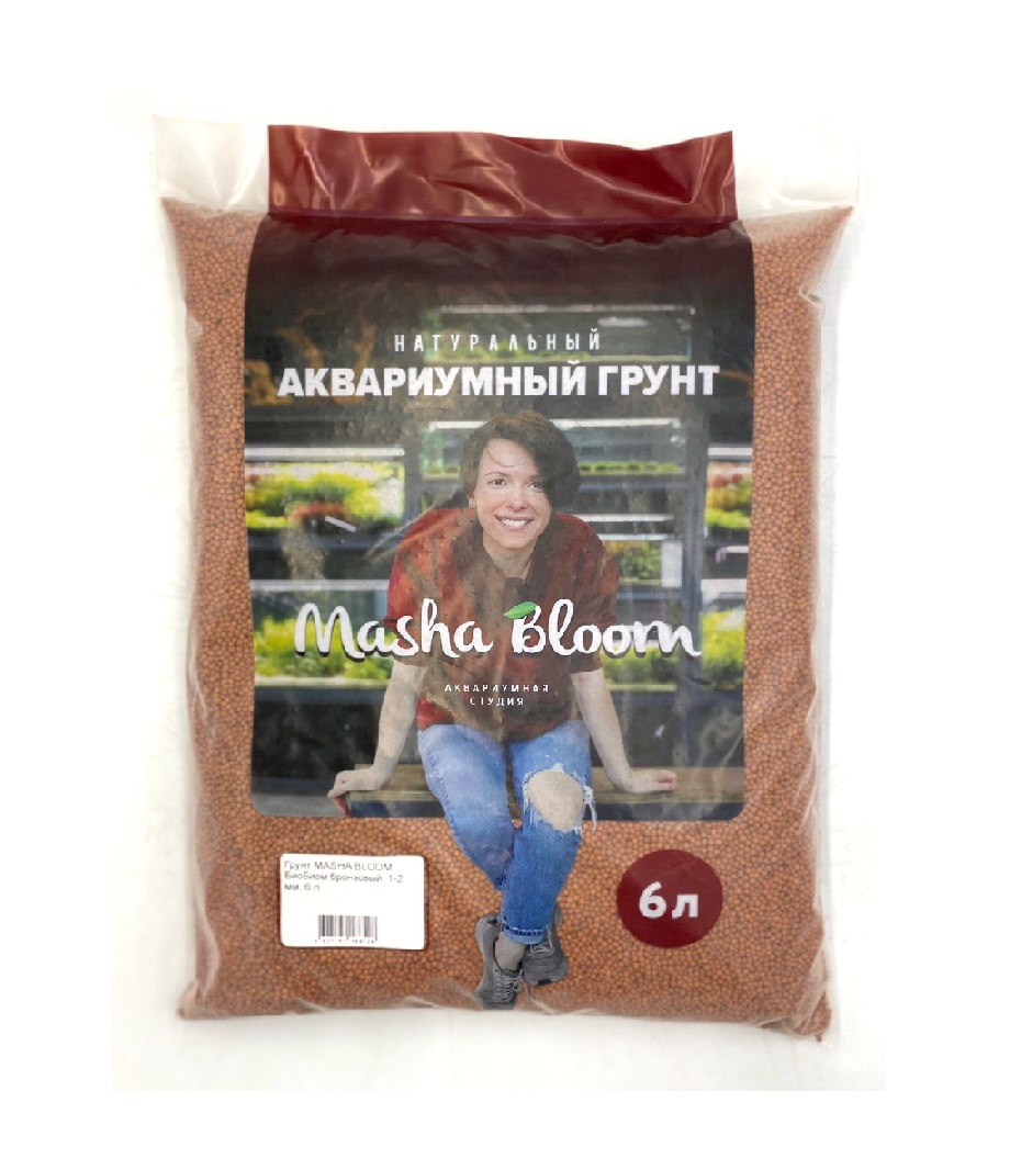 Грунт MASHA BLOOM БиоБиом бронзовый, 1-2 мм