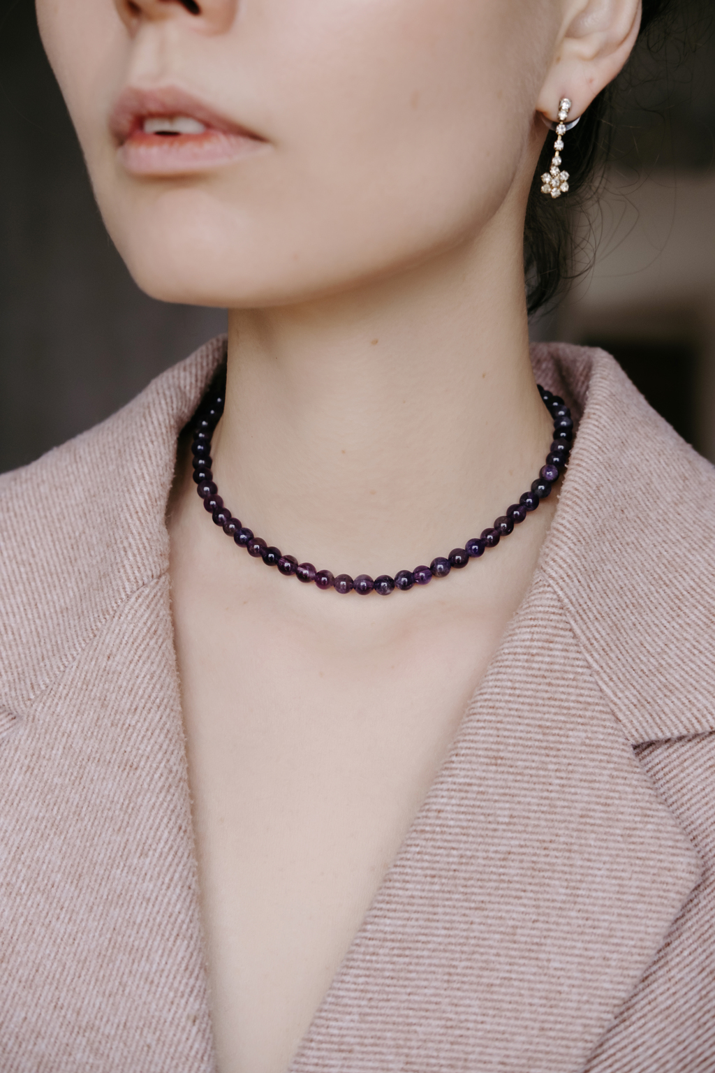 Чокер из аметиста