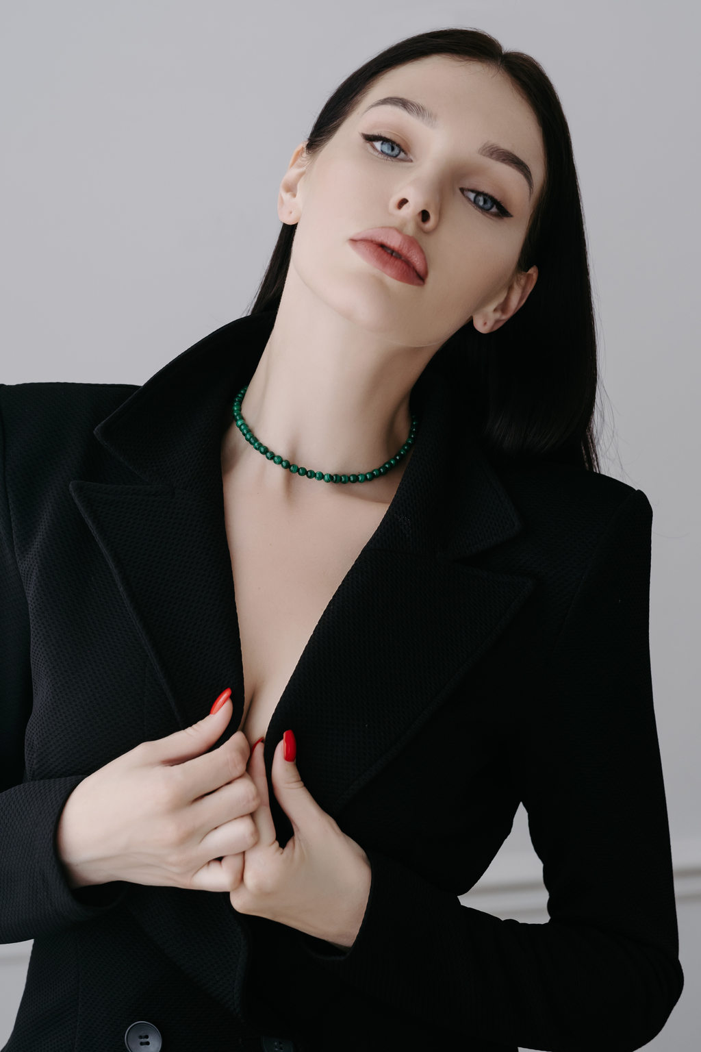 Чокер из малахита