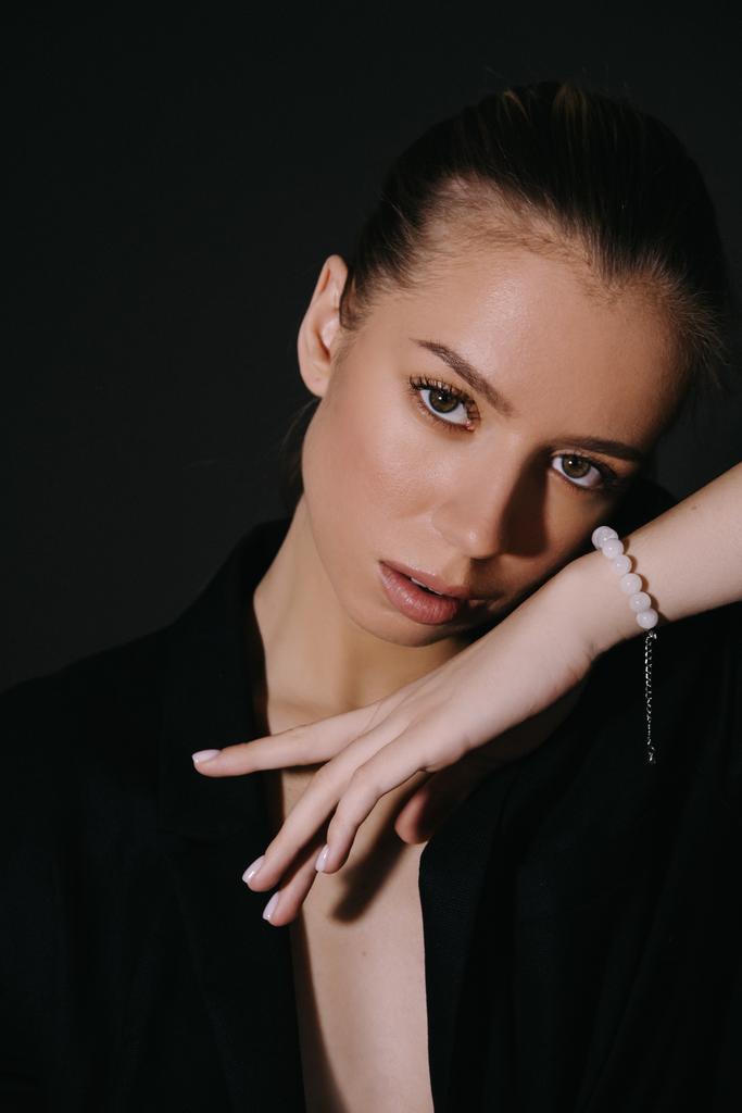 Браслет Mono silver из беломорита